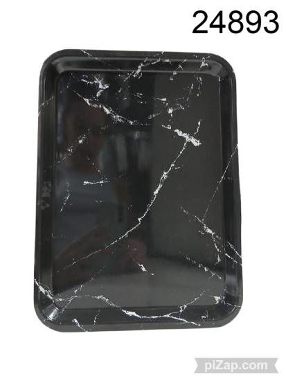 Imagen de BANDEJA MELAMINA RECTANGULAR SIMIL MARMOL 30X22CM 12.25